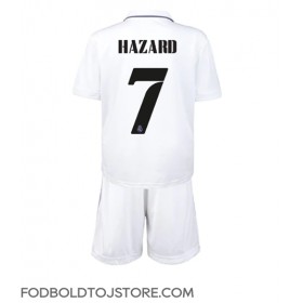 Real Madrid Eden Hazard #7 Hjemmebanesæt Børn 2022-23 Kortærmet (+ Korte bukser)
